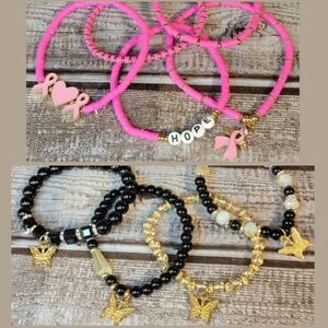 9 Piece Stretch Bracelet Lot